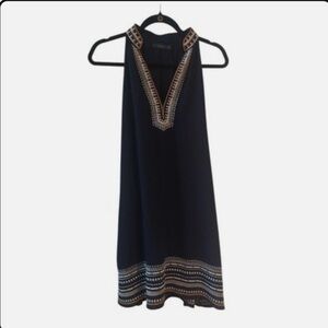 THML Navy Tunic with Embellished Trim